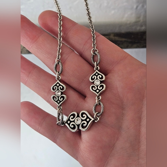 Brighton Alcazar Heart Long Crystal Necklace - Picture 2 of 6